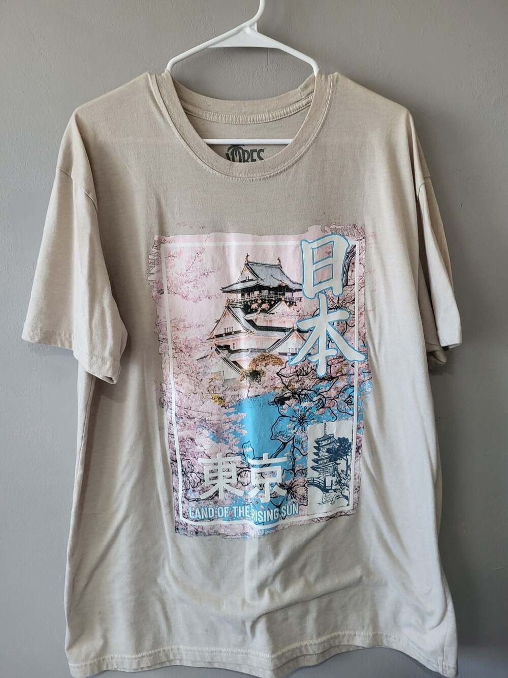 Vibes Japan Cherry Blossom Tokyo Graphic T-Shirt XL